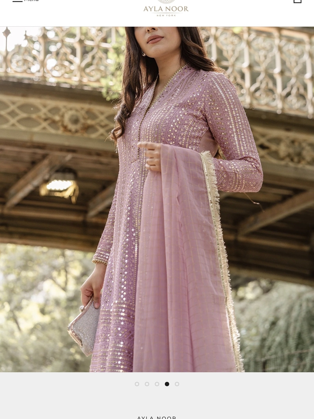 Ayla Noor Lily 3 Piece Stitched Suit – Medium – Unworn - Picture 3 of 4